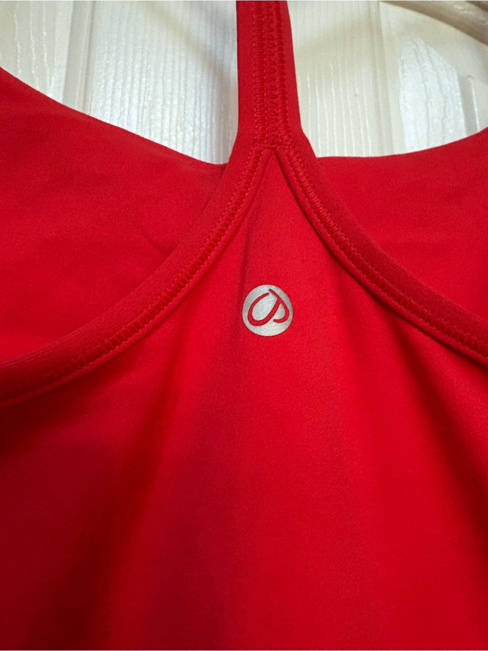 Yogalicious Red Racerback Tank Top - Picture 2 of 8